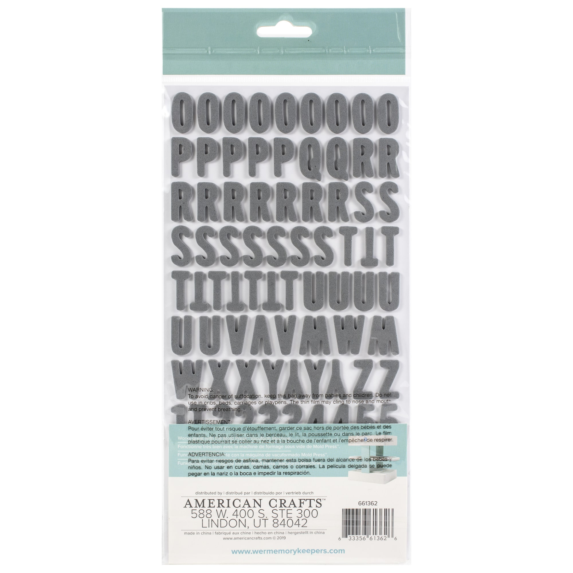 We R Memory Keepers® Mold Press™ Alpha Thickers